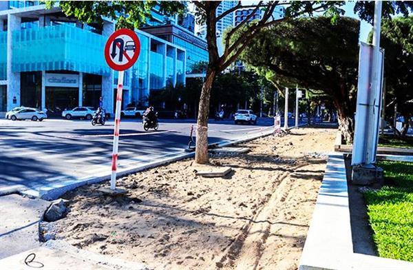 Khu vực triển khai thi công nâng cấp vỉa hè, bó vỉa đường Trần Phú. Khu vực triển khai thi công nâng cấp vỉa hè, bó vỉa đường Trần Phú.